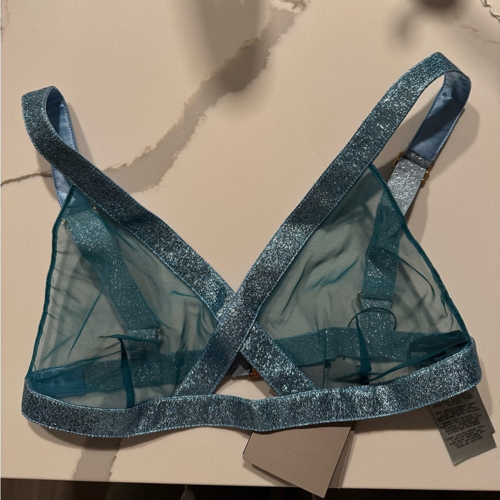 NWT Tom Ford Blue Sheer Bra - Picture 2 of 5